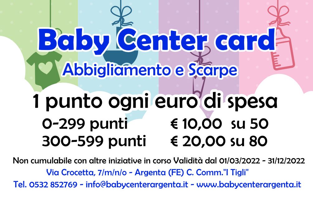 Baby Center Card!